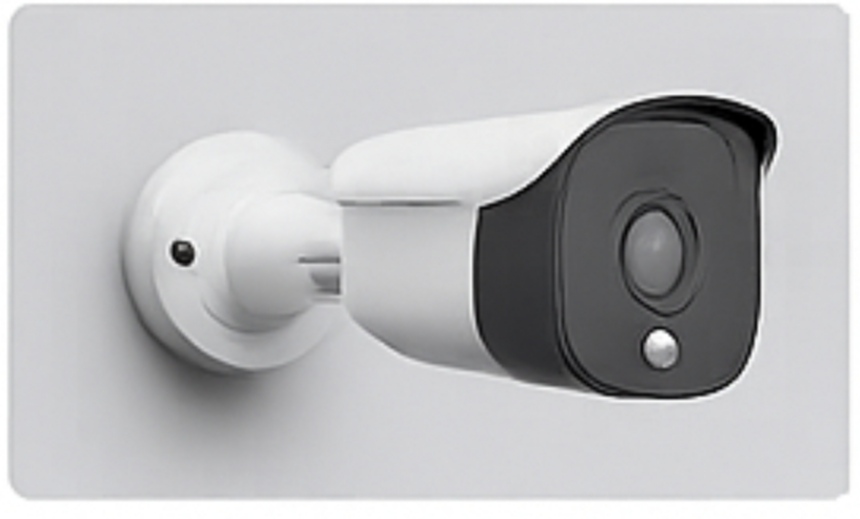 Κάμερα ασφαλείας τοποθετημένη σε εξωτερικό χώρο